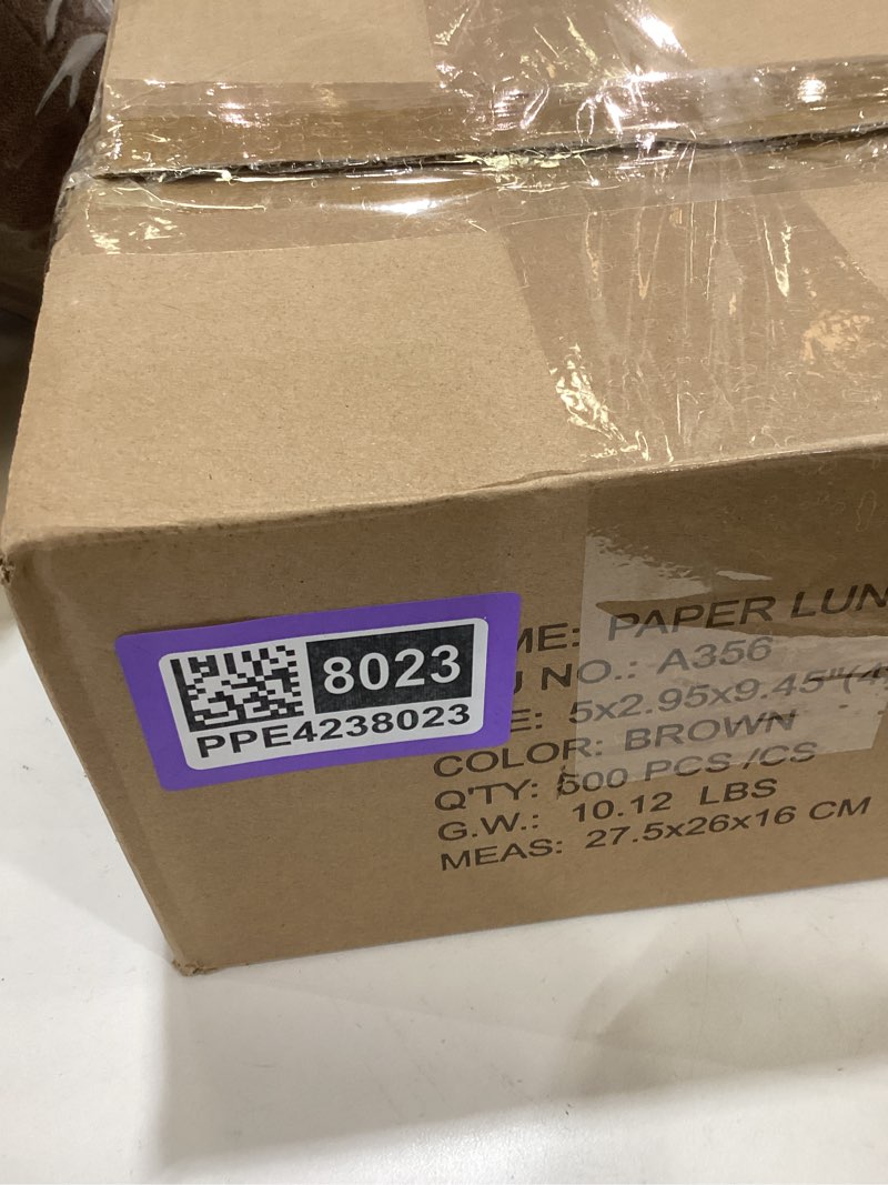 Condition photo showing Good Condition for BagDream 500 Pack #4 Standard Lunch Bags, Natural Brown Kraft Paper Lunch Sacks Bulk for Snacks, San