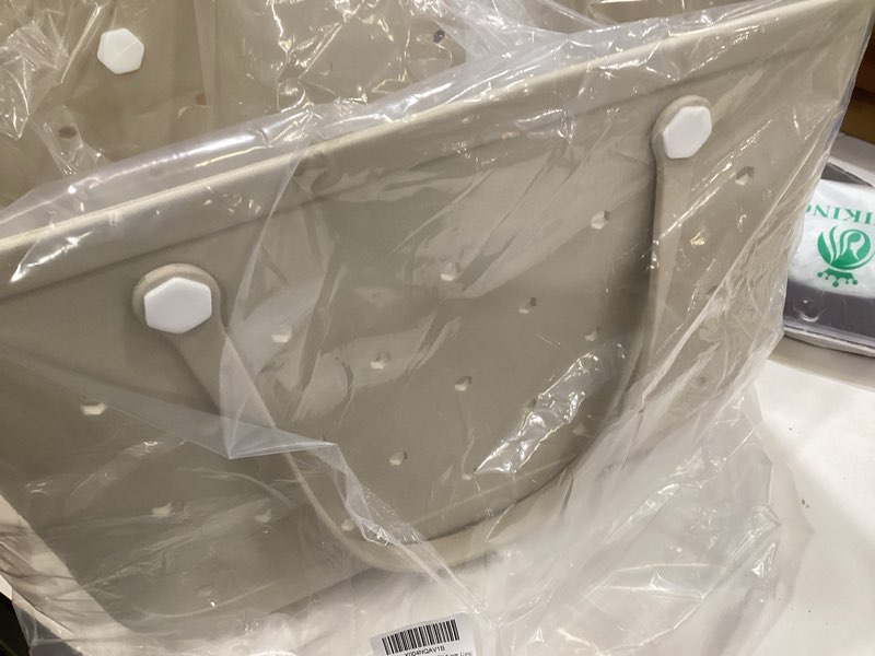 Condition photo showing Good Condition for cxy rubber tote bag small beach bag waterproof beach tote washable travel handbag for sport boat market outdoor khaki