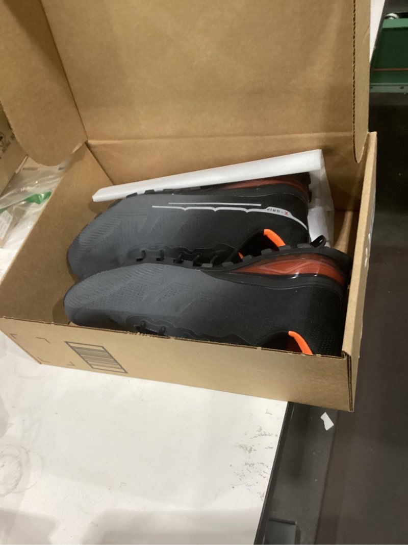 Condition photo showing Good Condition for Kricely Men's Trail Running Shoes Fashion Hiking Sneakers for Men Tennis Cross Training Shoe Gray Non-Slip Walking Footwear Size 13