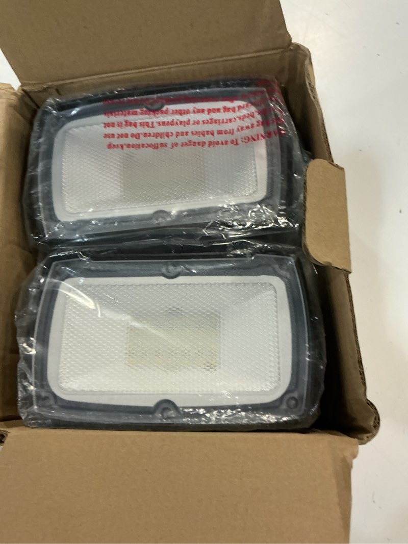 Condition photo showing Good Condition for lepower 28w 3000lm ?led security flood light? ?outdoor?, switch controlled aluminum ?security light?, 2 adjustable heads, 5500k daylight, ip65 waterproof, wet location for patio, garden, yard lights black 2 head-lights