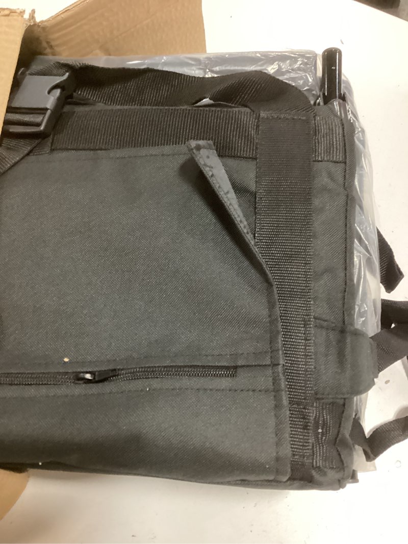 Condition photo showing Good Condition for Stadium Seat for Bleachers with Back Support and Wide Padded Cushion Stadium Chair - Includes Shoulder Strap and Cup Holder Black,2 Pack