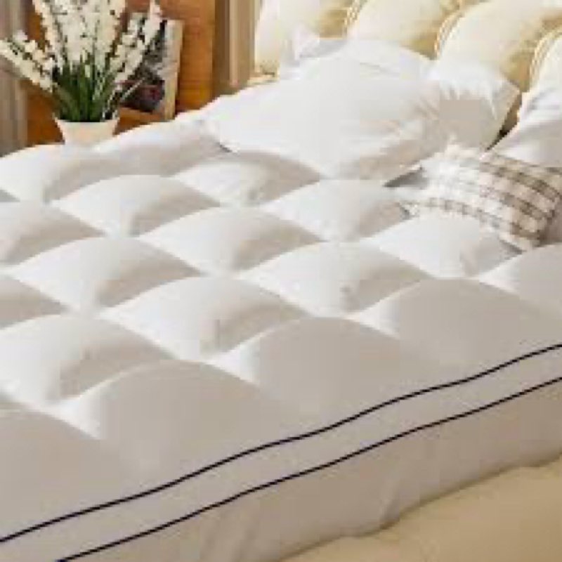 SameBed Mattress Topper Queen,Extra Thick Mattress Pad Cover for Back Pain,Cooling Mattress Protecto