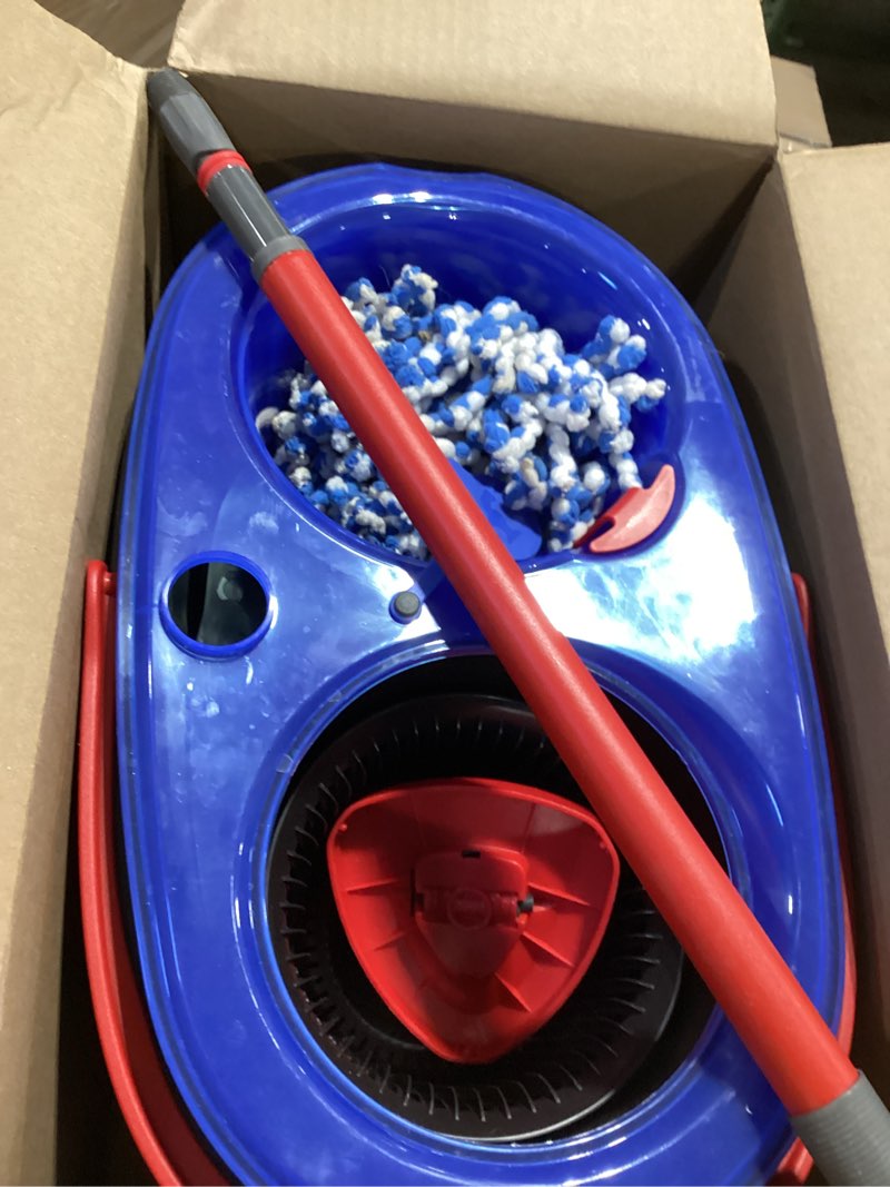 O-Cedar RinseClean Spin Mop & Bucket System | Clean with Clean Water | Removes 99% of Bacteria