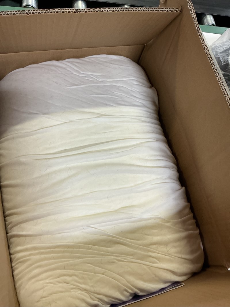 Condition photo showing As Is for kiss dream 100% talalay latex pillow, natural sleeping bed pillow - luxury soft queen size pillow for side, back, and stomach sleepers - removable breathable cotton cover (queen (medium)) queen (mid loft) 1