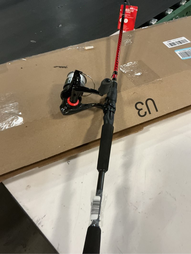 Condition photo showing Good Condition for Zebco Verge Spinning Reel and Fishing Rod Combo, Changeable Right- or Left-Hand Retrieve, Pre-Spooled with Zebco Fishing Line 6'2" Rod, Size 20 Reel