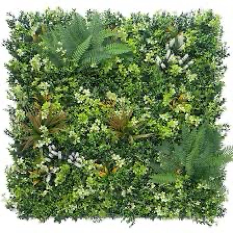 odtory artificial grass boxwood hedges wall panels,40'' x 40'' in(11.5 sqft) faux greenery ivy priva