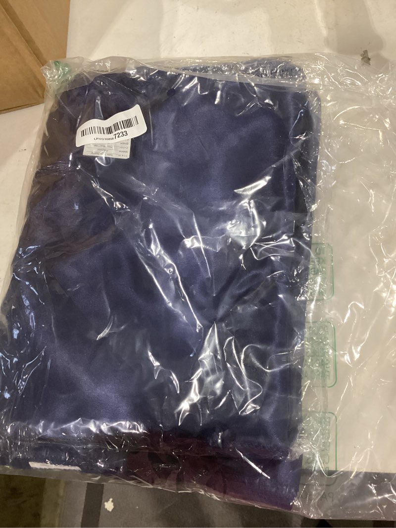 Condition photo showing As Is for 20 pack satin table runner 12 x 72 inch navy blue table runner fit rectange and round table,long premium satin silk table runners for wedding,birthday banquets engagements party decoration royal blue 20 pack 30 x 183 cm