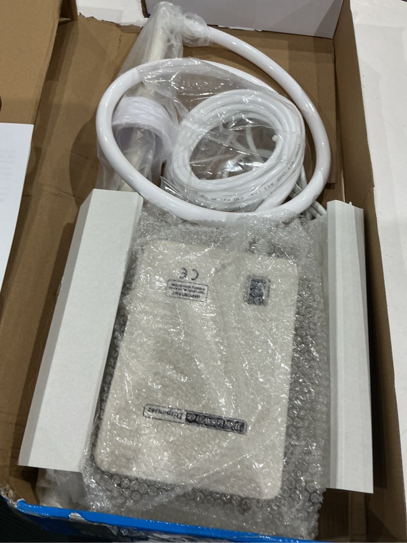 Condition photo showing As Is for bottled water dispenser pump system - 20ft 110v ac us plug water dispensing pump with single inlet - compatible use with coffee/tea machines, water dispensers, refrigerators, ice makers