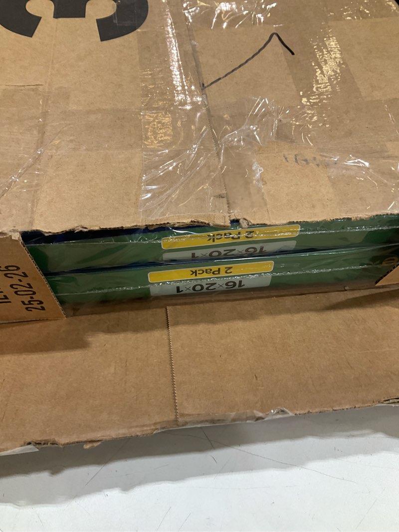 Condition photo showing Good Condition for filtrete 16x20x1 ac furnace air filter, merv 8, mpr 700, tough on pollen, easy on airflow, 3-month pleated 1-inch electrostatic air cleaning filter, 4-pack (actual size 15.688 x 19.688 x 0.78 in)