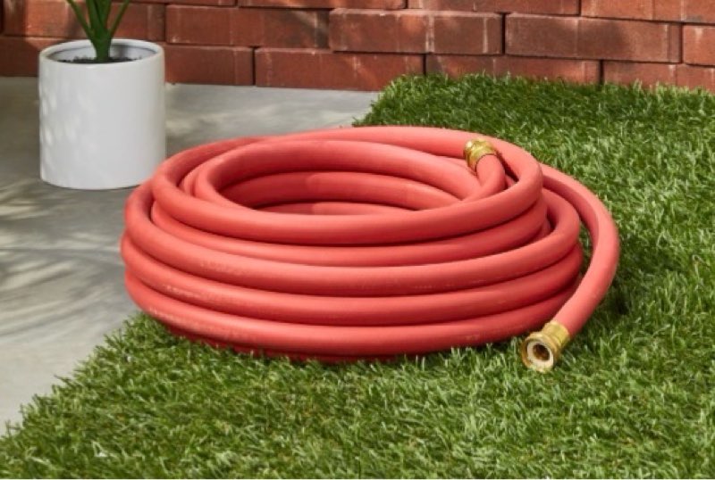 Condition photo showing As Is for CRAFTSMAN 5/8-in x 50-ft Premium-Duty Rubber Red Hose