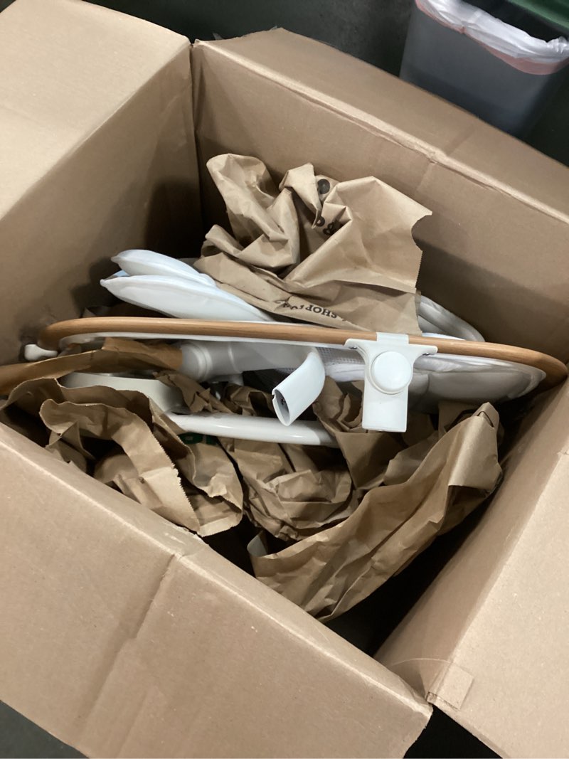 Condition photo showing As Is for Angelbliss Electric Baby Swing with Cry Detection, Side-to-Side Motion, 5 Speeds, 180 Rotation, Indo