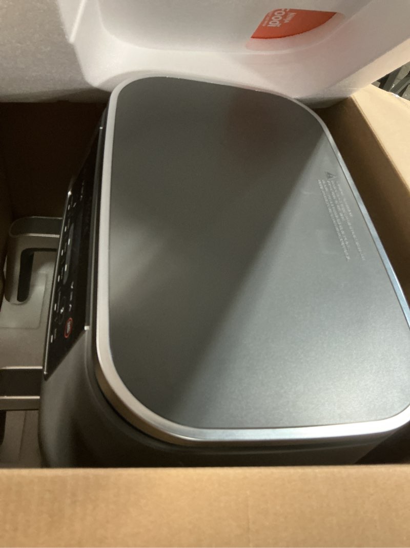 Condition photo showing Good Condition for Ninja DZ201 Foodi 8 Quart 6-in-1 DualZone 2-Basket Air Fryer with 2 Independent Frying Baskets, Match Cook & Smart Finish to Roast, Broil, Dehydrate & More for Quick, Easy Meals, Grey
