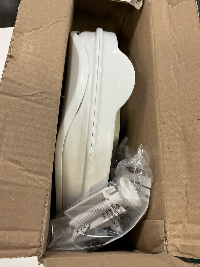 Condition photo showing Good Condition for homecraft savanah raised toilet seat with lid, 2" elevated seat for seniors, universal fit for most standard toilets, portable & tool-free, seat riser, ergonomic design, white 2" seat with lid