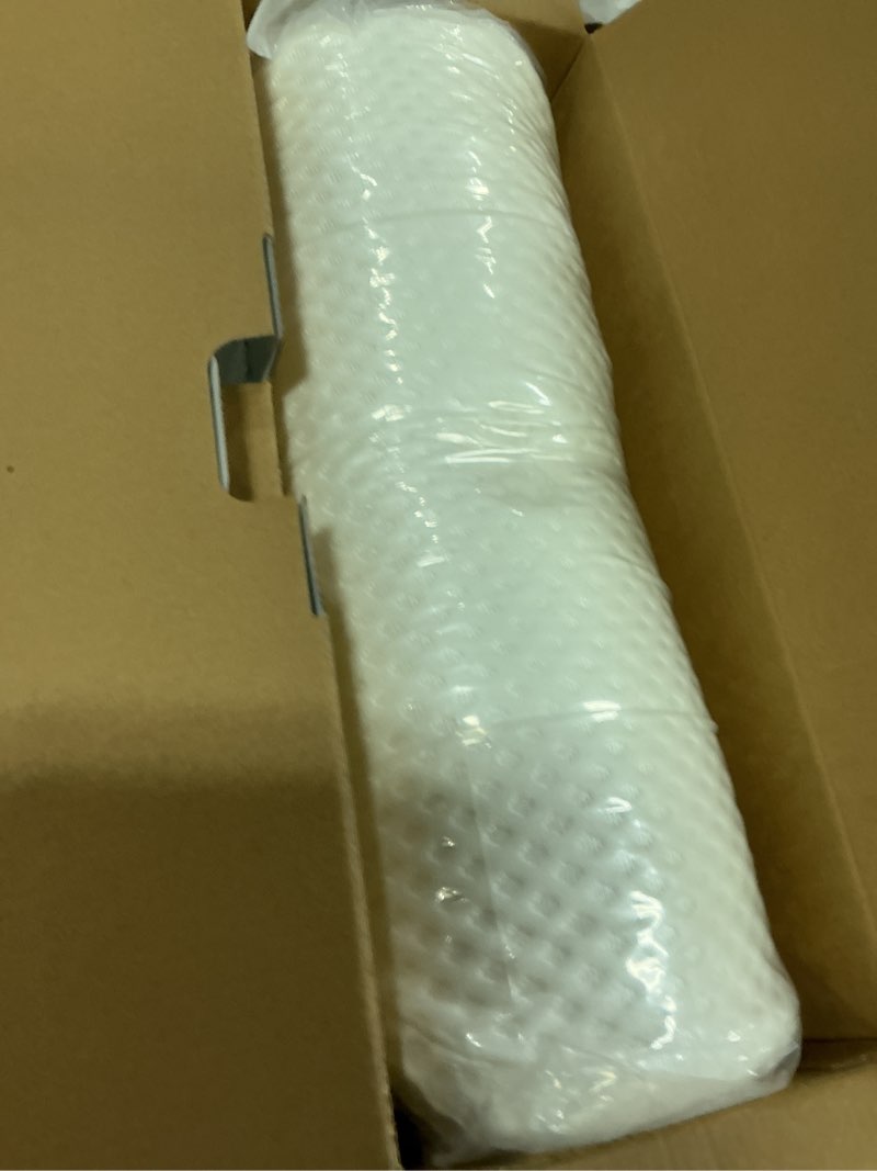 Condition photo showing New/Like New for osteo cervical pillow for neck pain relief, hollow design odorless memory foam pillows with cooling case, adjustable orthopedic bed pillow for sleeping, support for side back sleepers queen(25.5*16.5*5.2/4.1 inches) white