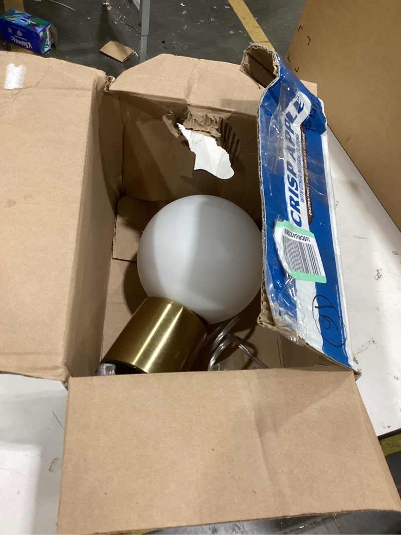 Dainolite Theron 1-light flush mount fixture with an aged brass finish.  