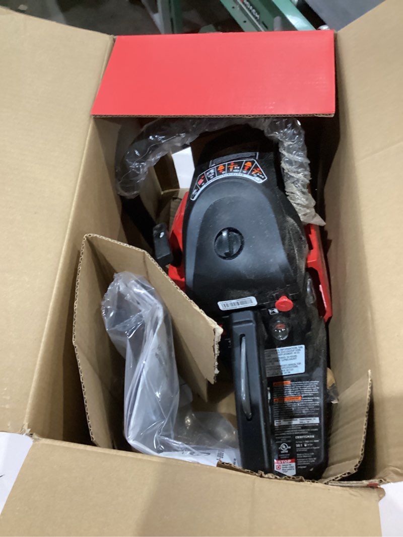 Condition photo showing Good Condition for craftsman s205 46-cc 2-cycle 20-in gas chainsaw