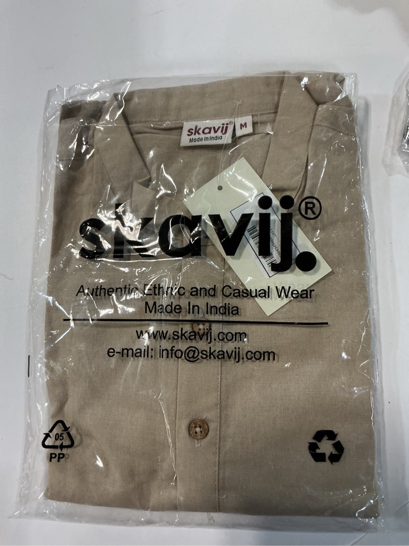 Condition photo showing New/Like New for blessume men long sleeve shirt waffle henley collar casual henley t-shirt medieval shirt size m 