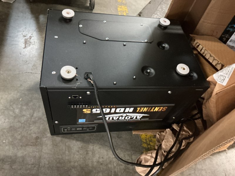 Condition photo showing As Is for alorair sentinel hdi65 basement/crawlspace commercial dehumidifier 120 ppd with pump, auto defrost, and memory starting 