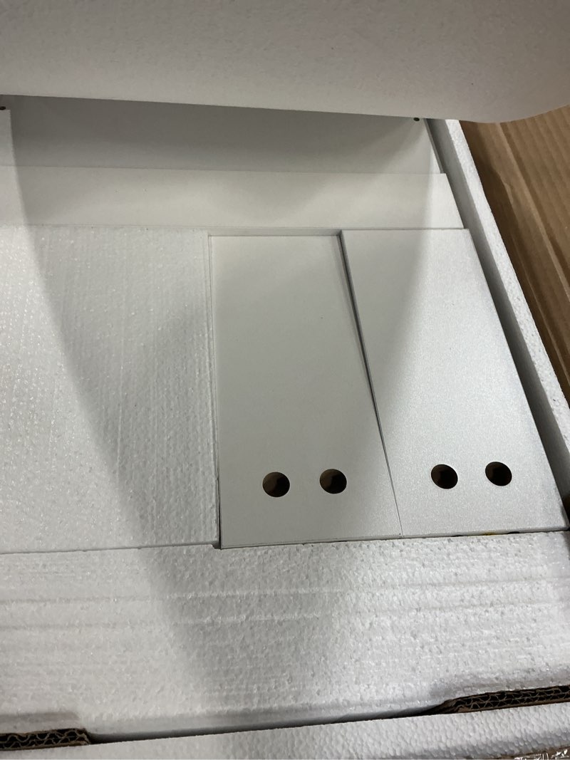 Condition photo showing Good Condition for usikey 67'' Tall Bathroom Cabinet, Storage Cabinet with 4 Shelves & 2 Doors, Narrow Storage Cabinets for Bathroom, Living Room, Home Office, White