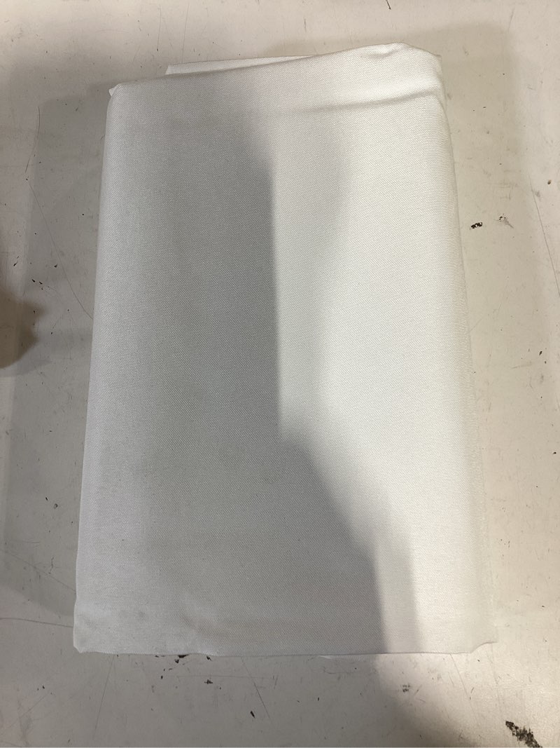 Condition photo showing Good Condition for miulee white rectangle linen polyester tablecloth with decorative cutouts spring waterproof stain resistant & shrink-proof table cloth 52x70 inch farmhouse style for dining and outdoor picnics white 70" x 52" (rectangular)