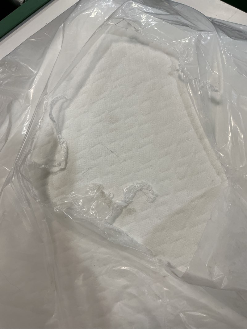 Condition photo showing As Is for vekkia knee pillow for back sleeping, 7" wedge pillow for knees & leg, versatile wedge with dual handles,comfortable support for post-surgery, lower back&hip pain relief, blood circulation, swelling white/gray leg pillow(23.5 in x 21 in x 7 in--standard)
