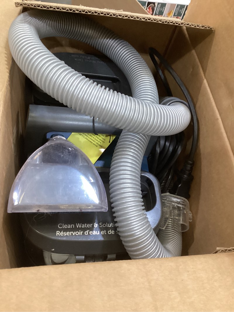 Condition photo showing As Is for vacmaster scb301 400 series portable carpet & upholstery spot cleaner machine, 15kpa power suction with versatile tools for pets, area rugs and couches portable spot cleaner