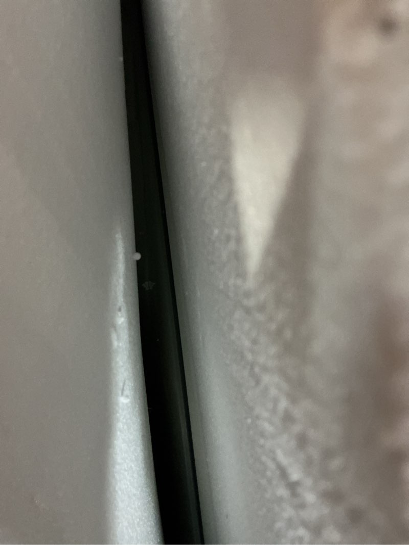 Condition photo showing New/Like New for [Tempered Glass] 36“ x 36” Beveled Edge Glass Chair Mat with Polished Edge Clear Office Chair Mat, Glides Smoothly, Suitable for Carpet or Hardwood Floors 36“x36”