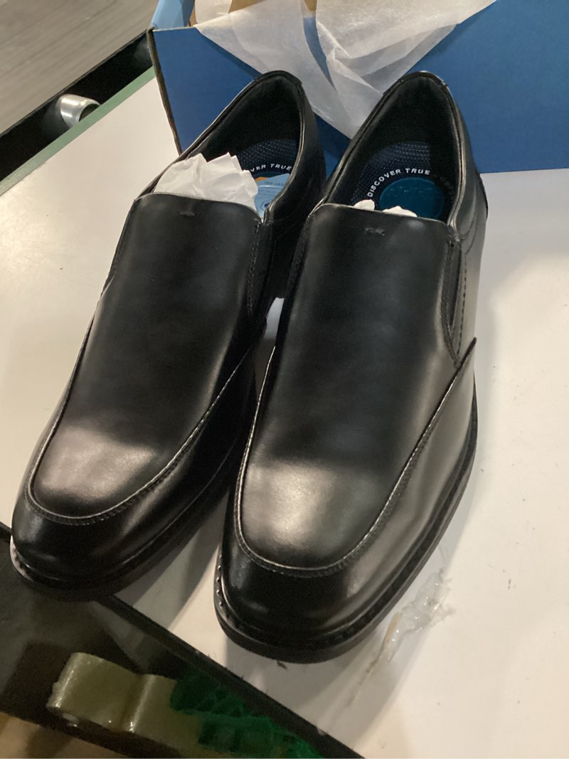 Condition photo showing Good Condition for Nunn Bush Mens Jarvis Moccasin Toe Slip-on Dress Casual Business Loafers 14 Black