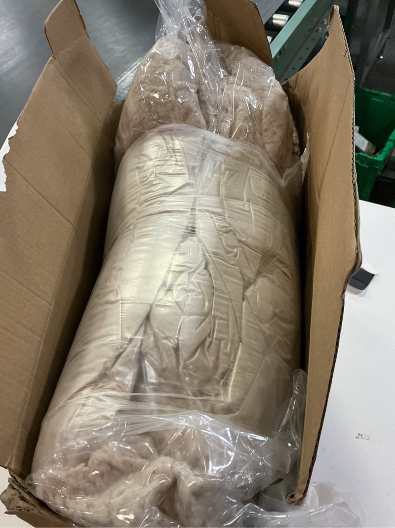 Condition photo showing As Is for Electric Blanket Queen Size Single Control - 84"X90" Soft Double Sided Sherpa Heated Blanket with 6 Fast Heating Levels & 10 hrs Timer Settings, Washable & ETL Certified for Bed, Beige 1-beige 84"X90"