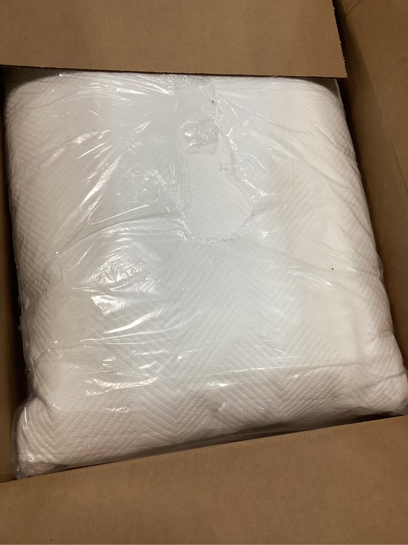 Condition photo showing Good Condition for sleep innovations forever gel memory foam pillow, standard size, cool touch cover and cooling gel memory foam core, side, stomach, and back sleepers, medium support minimalist forever cool pillow
