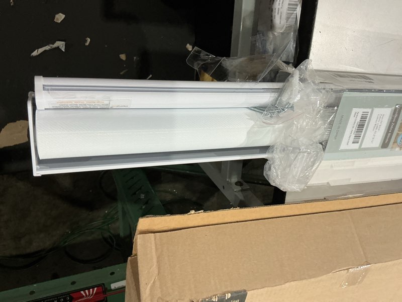 Condition photo showing Good Condition for persilux cordless zebra blinds for windows (33" w x72 h, white) free-stop roller windows shades dual layer light control for day and night, light filtering sheer shades for home, easy to install 33"w x 72"h white