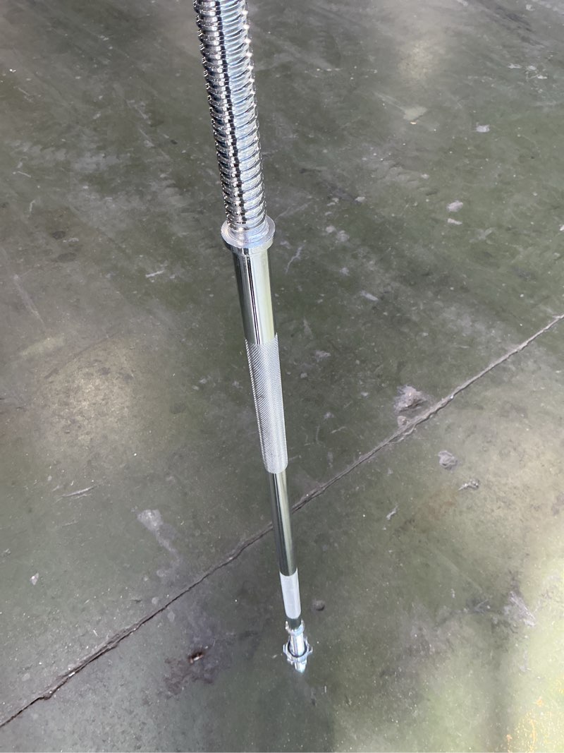 Condition photo showing Good Condition for Amazon Basics 5ft Straight Barbell Bar with Star Locks, 1" Diameter 5 ft Straight Bar, 1" Diameter