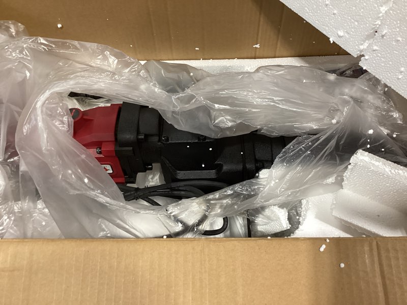 Condition photo showing Good Condition for electric pile driver hammer - jkchenpro 2200w electric t post driver, 110v handheld pile driver, 2100 bpm sufficient power, ideal for fence post construction site, farm fences, forestry seedlings