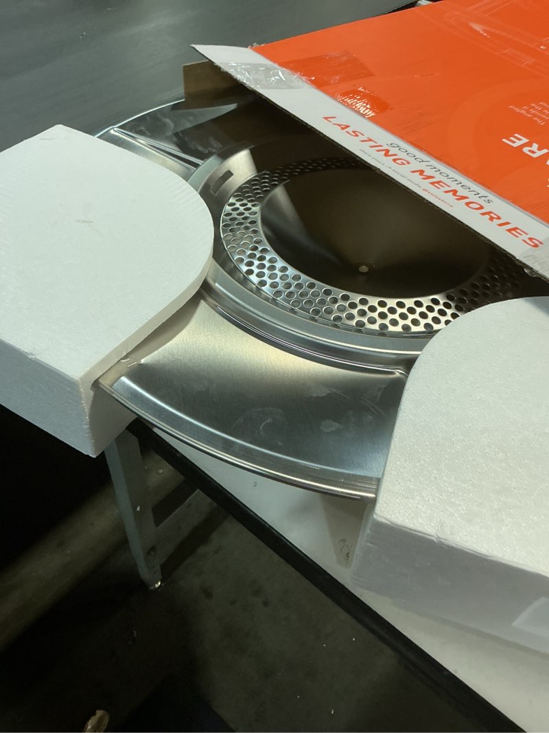 Condition photo showing Good Condition for Solo Stove Bonfire Heat Deflector - Enhance Warmth and Comfort for Your Fire Pit - Durable 304 Stainless Steel - Maximizes Heat Radius - Long-Lasting Camping Essentials, 7 lbs Medium