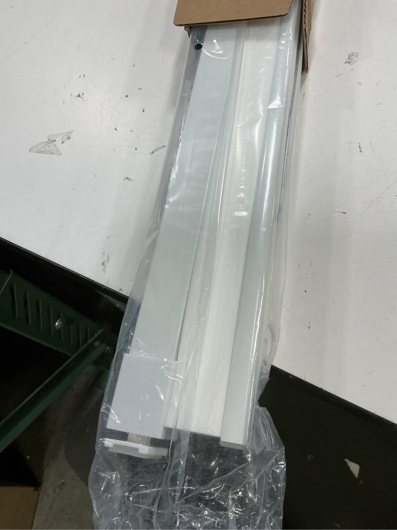 Condition photo showing Good Condition for lazblinds cordless cellular shades, no tools no drill light filtering honeycomb shades pleated blinds for windows, 29'' w x 48'' h, white light filtering-white 29'' w x 48'' h