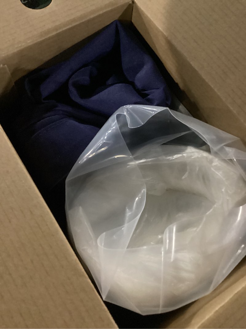 Condition photo showing New/Like New for Favoyard Patio Chair Cushions 17 x 16 x 2 Inch Waterproof Outdoor Seat Cushions for Patio Furniture 3-Year Color Fastness Garden Sofa Couch Pads with Handle & Adjustable Straps Set of 2, Blue Blue 17 x 16 x 2 In