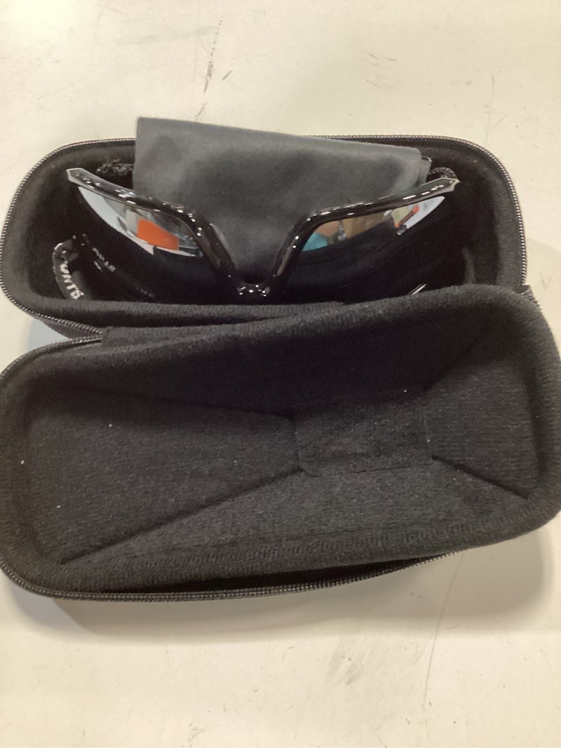 Condition photo showing Good Condition for suoso sports polarized sunglasses for men: womens uv400 protection sun glasses wrap around goggles for fishing driving tr90 c09-silver