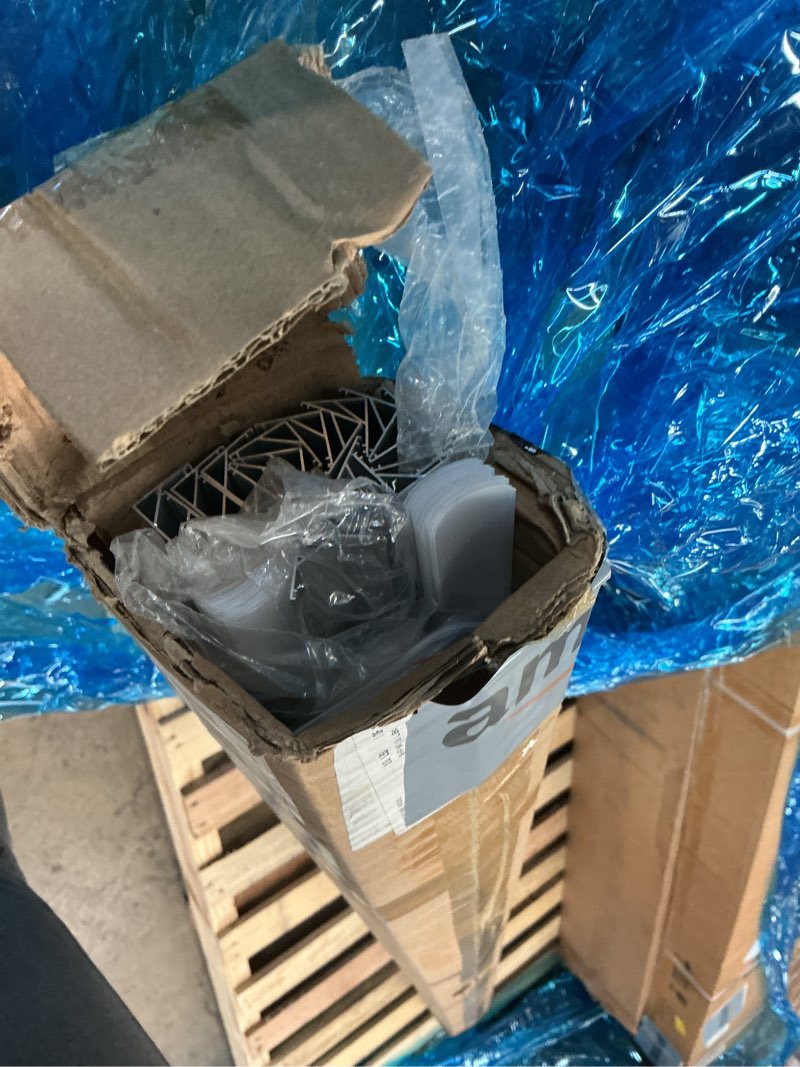 Condition photo showing New/Like New for 20-Pack 6.6ft/ 2Meter V Shape LED Aluminum Channel System with Milky Cover, End Caps and Mounting Clips, Aluminum Profile for LED Strip Light Installations, Very Easy Installation (20, Silver)