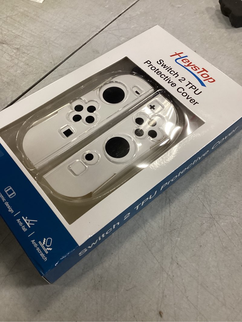 Condition photo showing New/Like New for HEYSTOP Switch 2 Case for Nintendo Switch 2 Case Cover, Switch 2 Cover with 4K HD Screen Protector and Joy-Con Cover, 6 Thumb Grips, Shock Absorption and Anti-Scratch, Soft TPU Material
