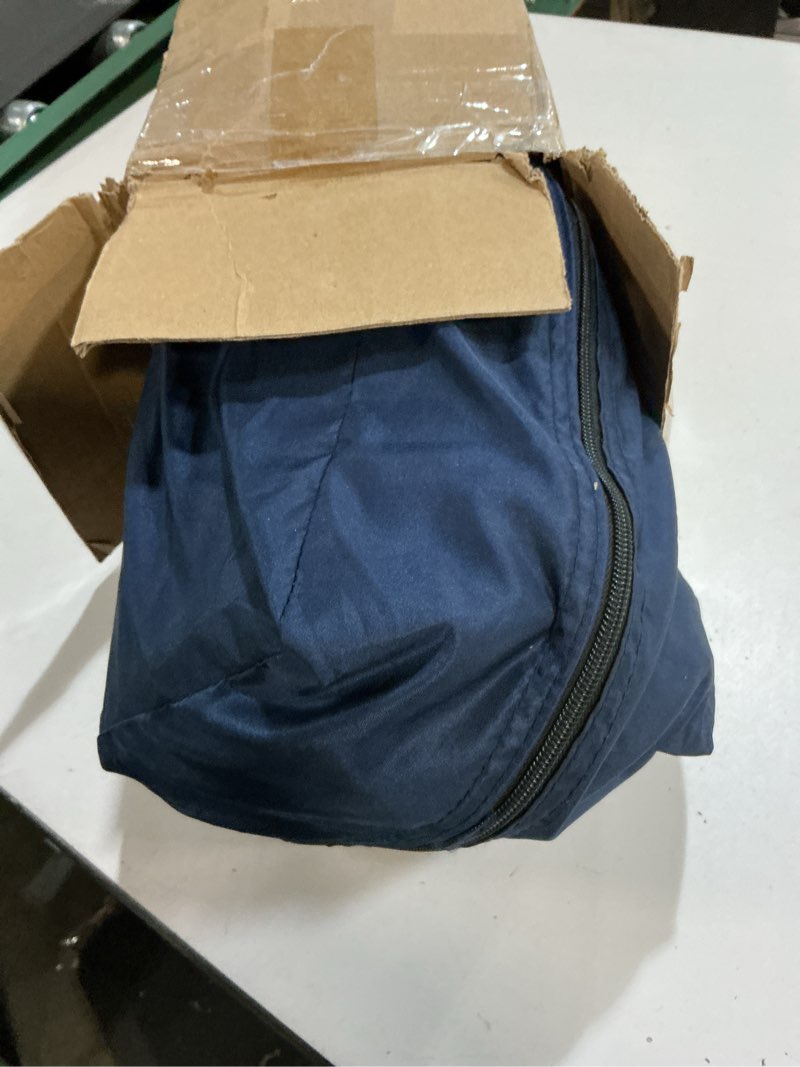 Condition photo showing Good Condition for Full Bed Canopy Portable Blackout Bed Tent Privacy Tent for Kids and Adult Indoor Sleeping with 3 Doors, Storage Bag, Navy Blue Navy Blue 56.7"W x 78.7"L (Pack of 1)