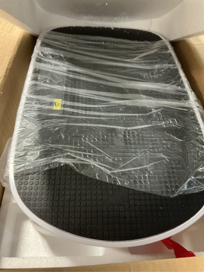 Condition photo showing Good Condition for merach vibration plate exercise machine, whole body workout equipment for women, bluetooth and silicone pedal, vibration plate with auto mode, vibrate fitness platform for home white black