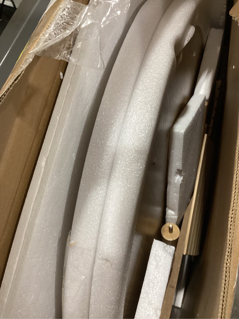 Condition photo showing Good Condition for coffee table for living room, modern round coffee table with cabinets & sliding doors, home small space, 29.9" fluted center table, natual oak_lsj031-n