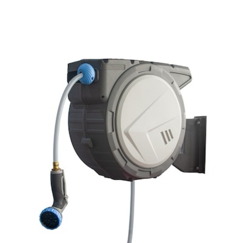 style selections plastic 100-ft wall-mount hose reel