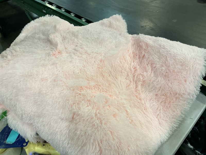 Condition photo showing Good Condition for onasar light pink round area rugs 6ft for bedroom living room, fluffy circle rug for kids girls boys