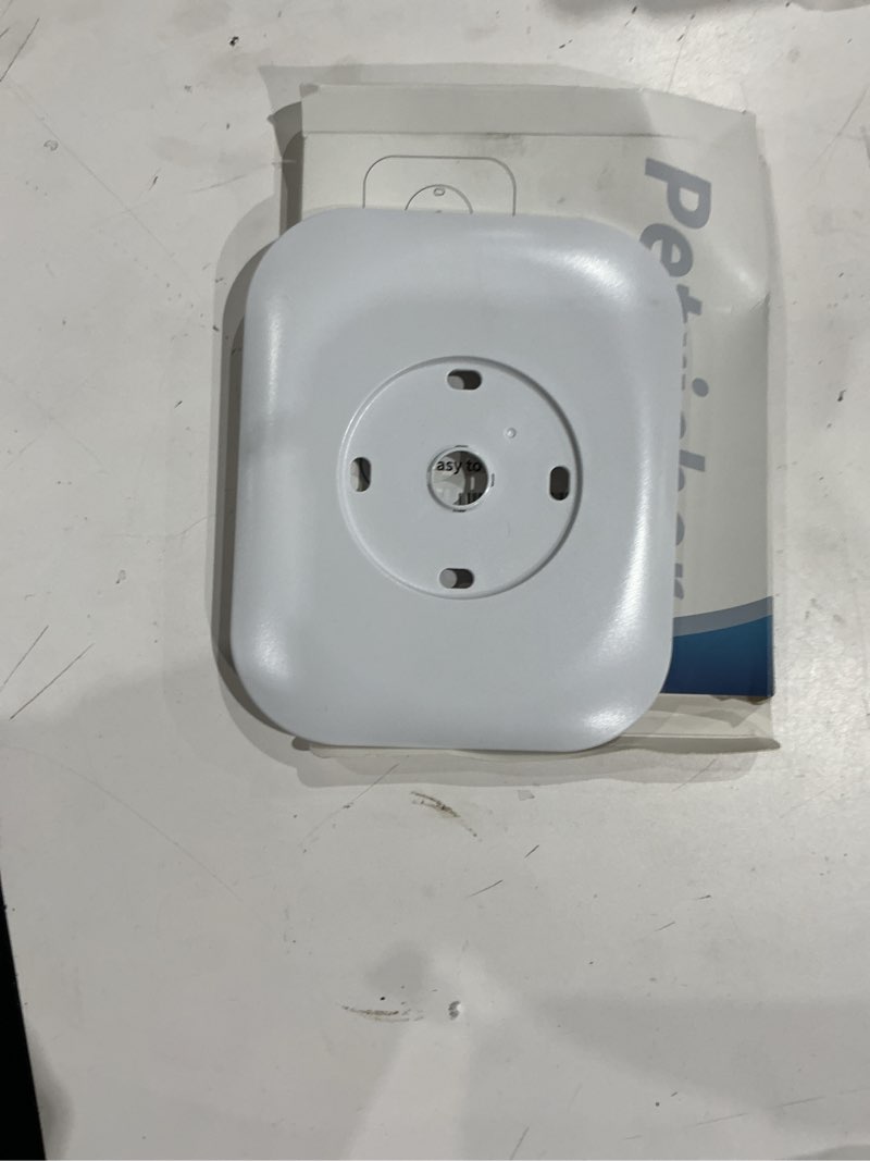 Condition photo showing As Is for petrichor nest thermostat wall plate - compatible with google nest learning thermostat (4th gen) - trim kit, cover accessory for easy installation
