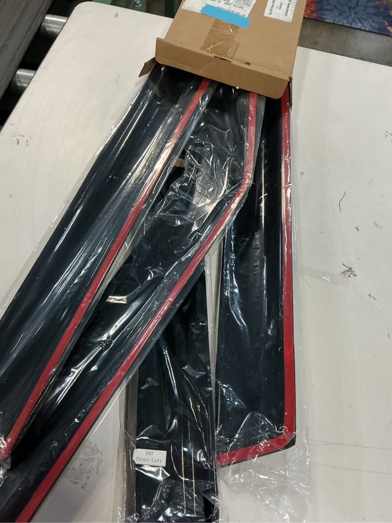 Condition photo showing New/Like New for IG Window Visor for Kia Carnival 2022-2024, Rain Guard Tape-On Extra Durable Sun Wind Side Vent Window Deflector Mugen Style, 2022 2023 2024 2022-2024 Carnival