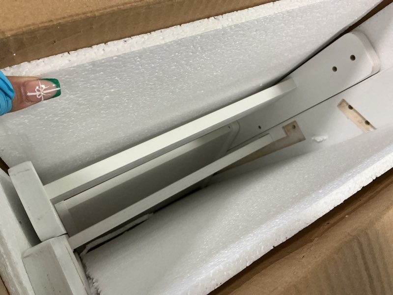 Condition photo showing Good Condition for X0045G95IJ White Foldable Kitchen Stool New