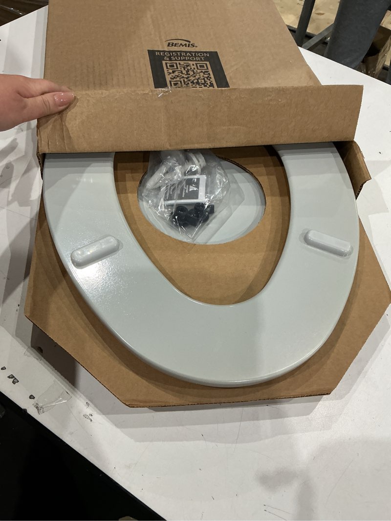 Condition photo showing Good Condition for bemis 1500ec lift-off wood elongated toilet seat  available in various colors