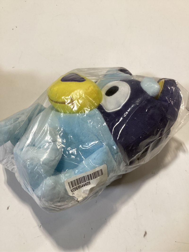 Condition photo showing New/Like New for jay franco bluey mini plush pillow buddy - super soft character pillow - polyester microfiber,  blue - bluey
