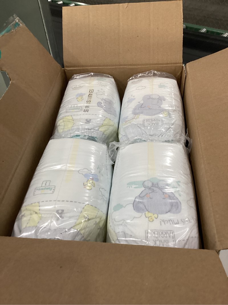 Condition photo showing Good Condition for Pampers Swaddlers Diapers, Size 1 (8-14 lbs), 164 Count, Absorbent, Keeps Baby Dry and Comfortable, Skin Safe Disposable Baby Diaper Size 1 164